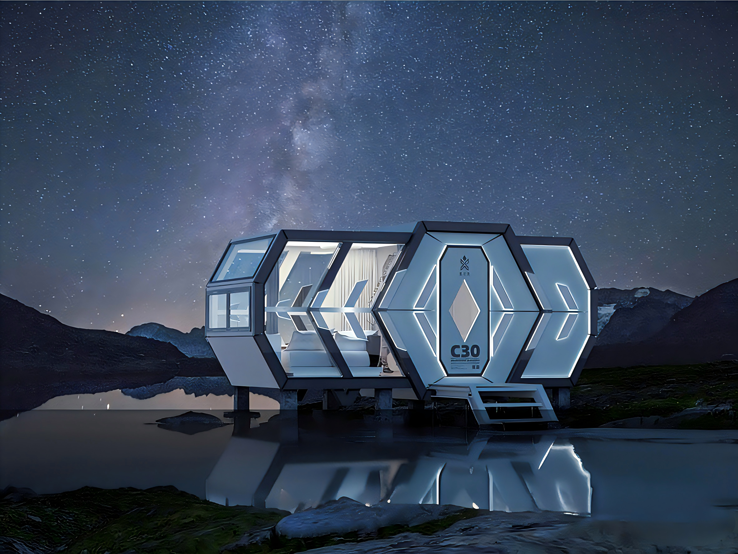 Model C30 stargazing pod